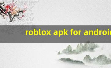 roblox apk for android